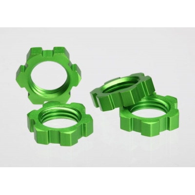 TRAXXAS - Hjulmutter 17mm Grön (4) - TRAXXAS