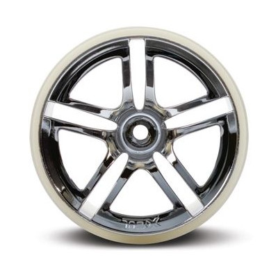 TRAXXAS - Fälg Twin-Spoke Krom 2.8&quot