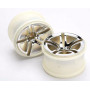 TRAXXAS - Fälg Twin-Spoke Krom (Nitro Fram) 2.8&quot