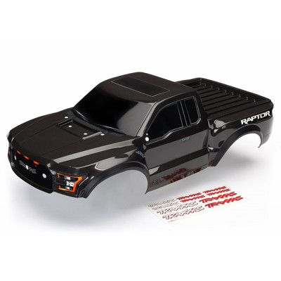 TRAXXAS - Kaross Ford Raptor Svart Heavy Duty - TRAXXAS