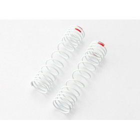 TRAXXAS - Stötdämparfjäder Progressiv Bak Vit (för #5862) (2) - TRAXXAS