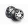 TRAXXAS - Fälg SCT Split-Spoke Matt Krom-Svart 2WD Fram (2) - TRAXXAS