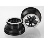 TRAXXAS - Fälg SCT Split-Spoke Svart-Matt Krom 2.2/3.0&quot