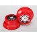 TRAXXAS - Fälg Split-Spoke Krom-Röd (14mm) 2.2/3.0&quot