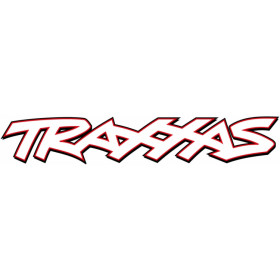 TRAXXAS - Traxxas Utskuren Vinyldekal Vit 203mm - TRAXXAS