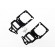 TRAXXAS - Ram Sidoplatta Inre Alu Svart (Par)  DR-1 - TRAXXAS