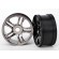 TRAXXAS - Fälg Split-Spoke Svart Krom Fram (2) XO-1 - TRAXXAS
