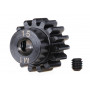 TRAXXAS - Motordrev (Pinion) 15T 1.0M Pitch för 5mm Axel (Fräst) - TRAXXAS
