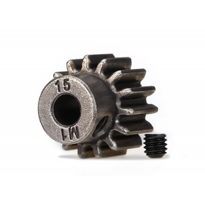 TRAXXAS - Motordrev (Pinion) 15T 1.0M Pitch för 5mm Axel - TRAXXAS