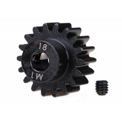 TRAXXAS - Motordrev (Pinion) 18T 1.0M Pitch för 5mm Axel (Fräst) - TRAXXAS