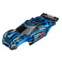 TRAXXAS - Kaross Rustler 4x4 Blå (Komplett med Karossfästen) - TRAXXAS
