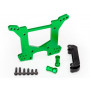 TRAXXAS - Stötdämpartorn Bak Alu Grön Rustler/Hoss 4x4 - TRAXXAS
