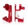 TRAXXAS - Casterblock Alu Röd V+H (2) - TRAXXAS