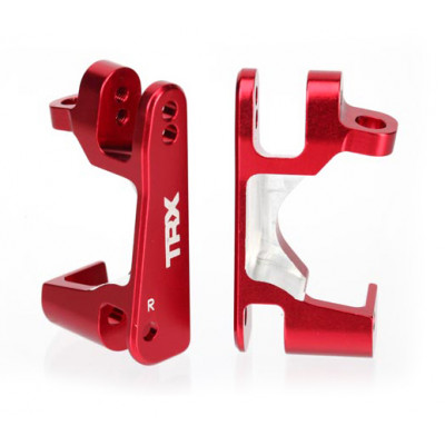 TRAXXAS - Casterblock Alu Röd V+H (2) - TRAXXAS