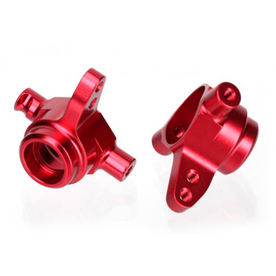 TRAXXAS - Styrspindel Alu Röd V+H (2) - TRAXXAS