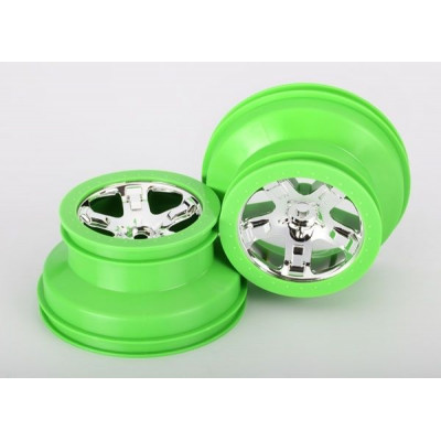 TRAXXAS - Fälg SCT Krom-Grön 2.2/3.0&quot