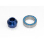 TRAXXAS - Kullager 10x15x4mm med Adapter Alu Blå - TRAXXAS