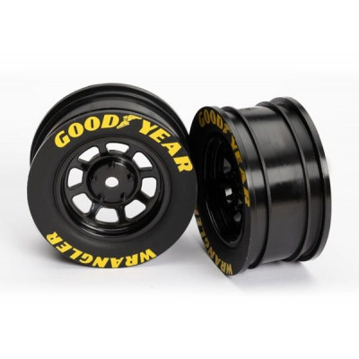 TRAXXAS - Fälg Goodyear 8-Eker Truck 1/16 (2) - TRAXXAS