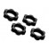 TRAXXAS - Hjulmutter 17mm Aluminium Svart (4)  E-Revo, X-Maxx - TRAXXAS