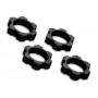 TRAXXAS - Hjulmutter 17mm Aluminium Svart (4)  E-Revo, X-Maxx - TRAXXAS