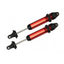 TRAXXAS - Stötdämpare GTX Aluminium Röd (2)   X-Maxx - TRAXXAS