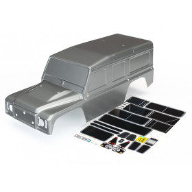 TRAXXAS - Kaross Land Rover Defender Silvergrå - TRAXXAS