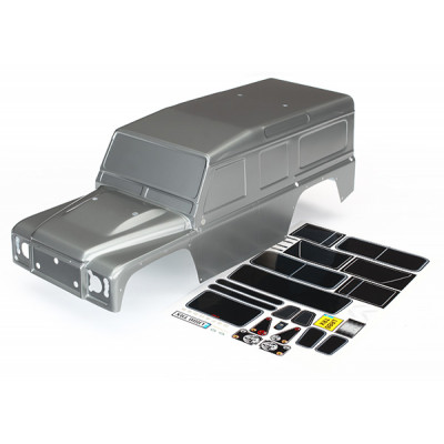 TRAXXAS - Kaross Land Rover Defender Silvergrå - TRAXXAS