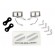 TRAXXAS - Backspeglar Set Krom Ford Bronco (kaross #8010) - TRAXXAS