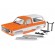 TRAXXAS - Kaross Chevy Blazer Orange Komplett - TRAXXAS