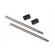 TRAXXAS - Stötdämparaxel 3x57mm (för Höjningssats #8140) (2)  TRX-4 - TRAXXAS