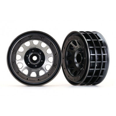 TRAXXAS - Fälg Method 105 Svart Krom 2.2&quot