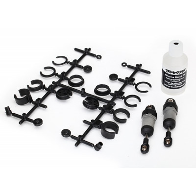 TRAXXAS - Stötdämpare Ultra Grå Kort (2)  4-Tec - TRAXXAS