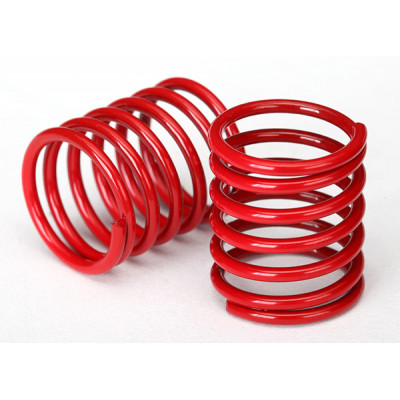 TRAXXAS - Stötdämparfjäder Röd 3.7  (för Stötdämpare #8360) (2) - TRAXXAS