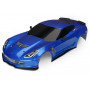 TRAXXAS - Kaross Chevrolet Corvette Z06 Blå Målad - TRAXXAS