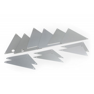 TRAXXAS - Chassipaneler Alu Silver Set  UDR - TRAXXAS