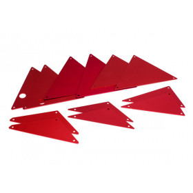 TRAXXAS - Chassipaneler Alu Röd Set  UDR - TRAXXAS