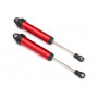 TRAXXAS - Stötdämpare GTR 134mm Alu Röd (Utan Gänga) (2) - TRAXXAS