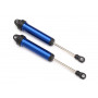 TRAXXAS - Stötdämpare GTR 134mm Alu Blå (Utan Gänga) (2) - TRAXXAS