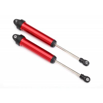 TRAXXAS - Stötdämpare GTR 160mm Alu Röd (Utan Gänga) (2) - TRAXXAS