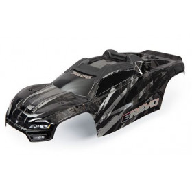 TRAXXAS - Kaross E-Revo 2 Svart - TRAXXAS