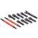 TRAXXAS - Toe-In Stag 144mm Alu Röd (med Nyckel) (2)  E-Revo 2 - TRAXXAS