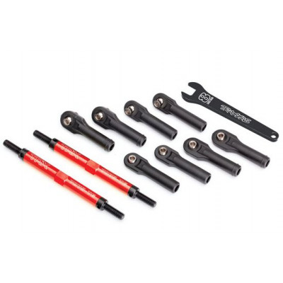 TRAXXAS - Toe-In Stag 144mm Alu Röd (med Nyckel) (2)  E-Revo 2 - TRAXXAS