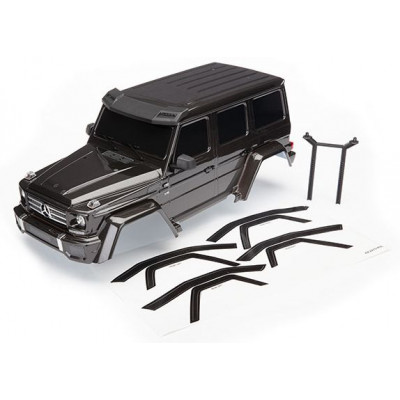 TRAXXAS - Kaross Mercedes G500 TRX-4 Komplett Svart - TRAXXAS