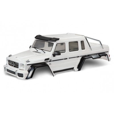 TRAXXAS - Kaross Mercedes G 63 TRX-6 Vit - TRAXXAS