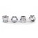 TRAXXAS - Hjulaxelmutter Alu Silver (4) TRAXX - TRAXXAS