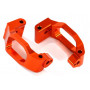 TRAXXAS - Styrspindelhållare Alu Orange (Par) Maxx - TRAXXAS