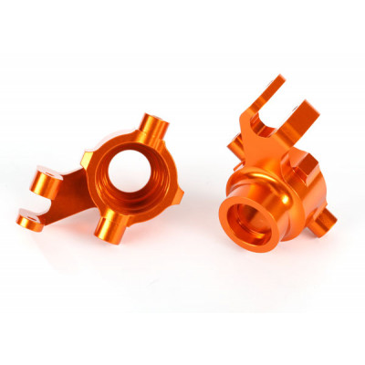 TRAXXAS - Styrspindel Alu Orange (Par) Maxx - TRAXXAS