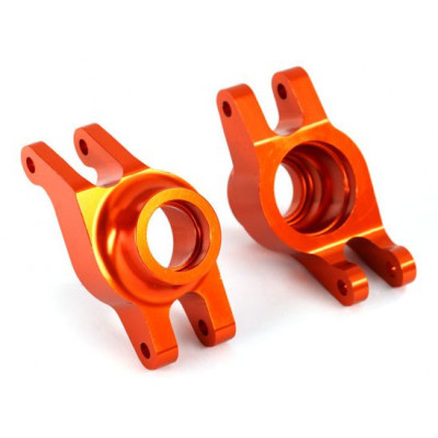TRAXXAS - Hjulaxelhållare Bak Alu Orange (Par) Maxx - TRAXXAS