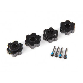 TRAXXAS - Fälgnav Alu Svart (4) Maxx* - TRAXXAS
