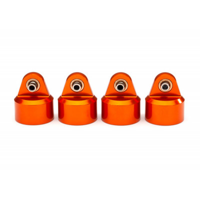 TRAXXAS - Stötdämparlock Alu Orange GT-Maxx (4) - TRAXXAS